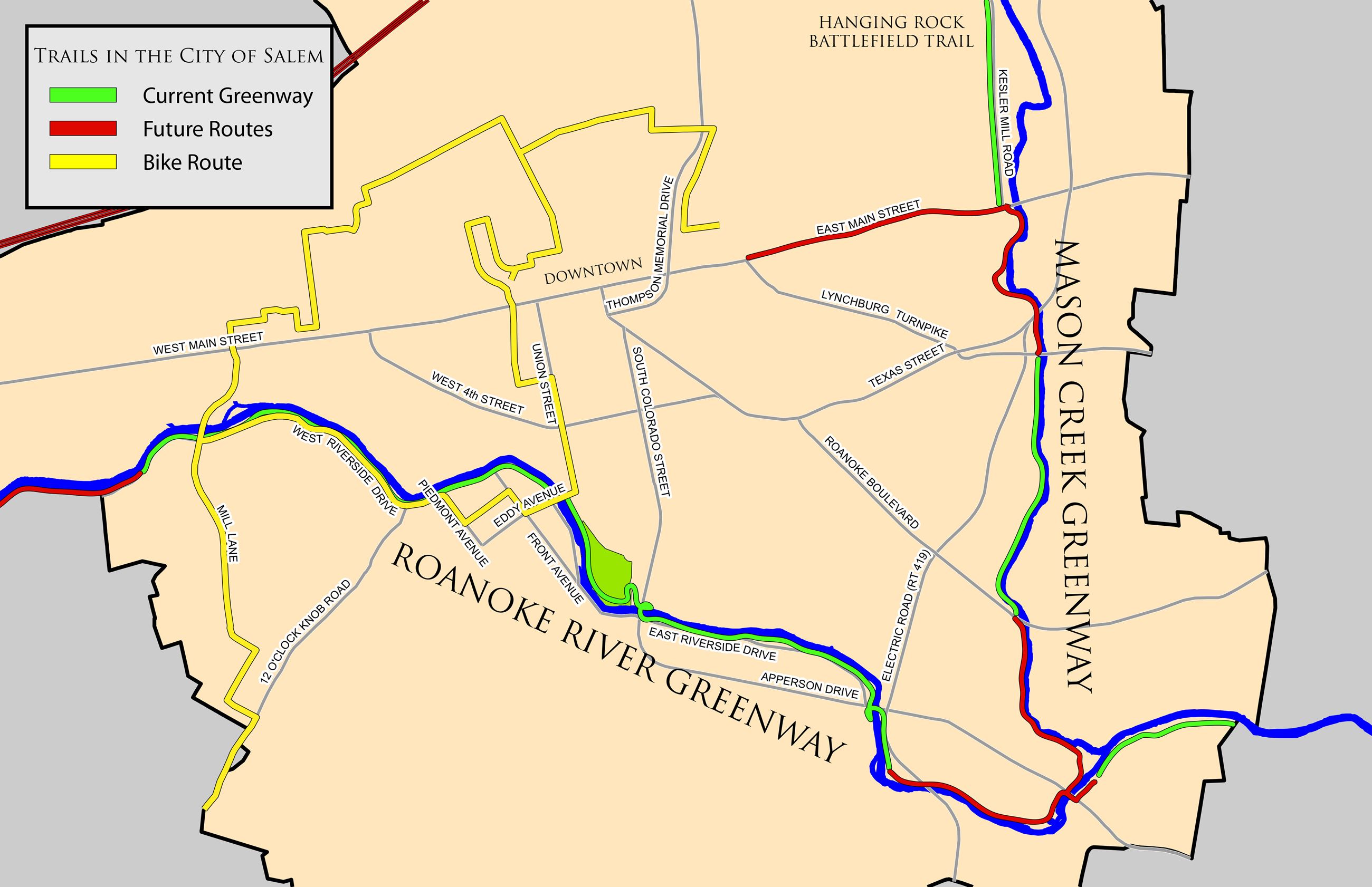 Greenway Map