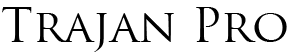 Trajan Pro Font